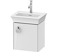 Duravit White Tulip meuble sous-vasque WT4250R8585 38,4 x 29,8 cm, Weiß Hochglanz , suspendu, 2000 porte avec poignée, droite
