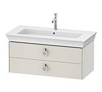 Duravit Meuble sous-lavabo White Tulip WT435203939 suspendu 984×458 mm 2 tiroirs Nordic White satiné