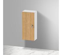 Duravit White Tulip armoire mi-hauteur, largeur 400 x profondeur 240mm, 1 arrêt de porte à gauche avec poignée, WT1323LH585