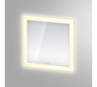 Duravit White Tulip App Miroirs avec éclairage LED, avec miroir chauffant, 750x750x50mm, blanc aluminium mat, WT7061000000000