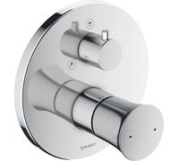Duravit White Tulip mitigeur bain-douche encastrée chrome WT4210012010