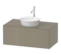Duravit White Tulip vasque match0 WT49760H2H2 100 x 55 cm, 2000 pierre brillant, suspendu, coulissant 2000 , plaque console match2