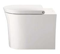 Duravit White Tulip WC à fond creux 2001092000 37x58cm, 4,5 l, sortie horizontale, sans rebord, blanc Hygiene Glaze