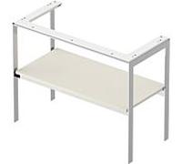 Duravit Console de lavabo White Tulip WT454103939 98,4 x 45 cm, Nordic white satiné, sur pied, métal