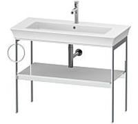 Duravit Console pour lavabo White Tulip WT4544L8585 98,4 x 45 cm, Weiß Hochglanz , sur pied, métal, 2000 porte-serviettes gauche