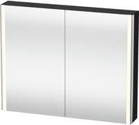 Duravit XSquare armoire de toilette avec éclairage LED, 1000x800x155mm, XS7113040400000, Couleur: Laque noire brillante