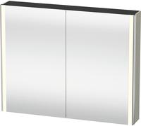 Duravit XSquare armoire de toilette avec éclairage LED, 1000x800x155mm, XS7113060600000, Couleur: Laque mate taupe soie