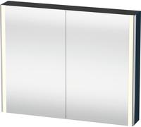 Duravit XSquare armoire de toilette avec éclairage LED, 1000x800x155mm, XS7113098980000, Couleur: Laque mat soyeuse bleu nuit