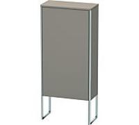 Duravit XSquare armoire Duravit XSquare XS1304R4343 50x88x23,6cm, porte à droite, debout, basalte mat
