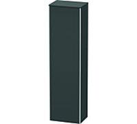Duravit XSquare Armoires hautes, 1 porte butée gauche, 4 tablettes en verre, 500x1776x356mm, XS1313L4949, Couleur: Décor graphite mat