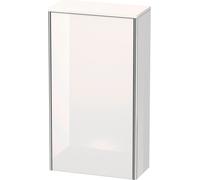 Duravit XSquare Armoires mi-hautes, 1 porte butée gauche, 2 tablettes en verre, 500x896x236mm, XS1303L4343