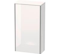 Duravit Meuble suspendu XSquare XS1303L9292 1 porte gauche Gris pierre satiné mat 50x88x23,6 cm