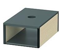 Duravit XSquare Box XS994807878 avec couvercle, pour armoire miroir, 10x16cm, érable massif