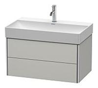 Duravit XSquare Duravit XS416200707 78,4x39,7x46cm, 2 tiroirs, gris béton mat