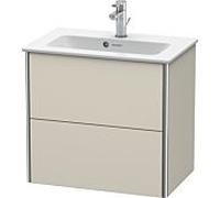 Duravit Meuble sous Duravit XSquare XS416509191 61x56x38,8cm, 2 tiroirs, taupe