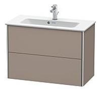 Duravit Meuble sous-vasque XSquare XS416604343 Compact suspendu 2 tiroirs 810x560x388 mm Basalte mat