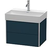 Duravit Meuble sous Duravit XSquare XS416709898 58,4x39,7x39cm, 2 tiroirs, satin bleu nuit