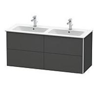 Duravit Meuble sous-lavabo suspendu XSquare XS417504949 4 tiroirs 1280×560×478 mm Graphite mat