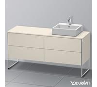 Duravit XSquare Meuble bas, 4 tiroirs, XS4924R9191,