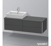 Duravit XSquare Meuble bas pour plan de toilette, 4 tiroirs, XS4913L4949,