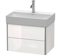 Duravit Meuble sous-lavabo XSquare XS416709898 58,4x39,7x39 cm 2 tiroirs satin bleu nuit