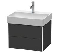 Duravit XSquare Meuble sous-lavabo suspendu, 2 tiroirs, 584x397x460mm, XS416108080