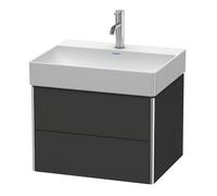 Duravit XSquare Meuble sous-lavabo suspendu, 2 tiroirs, 584x397x460mm, XS416108080