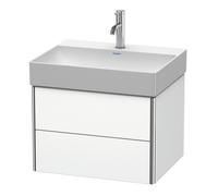 Duravit XSquare Meuble sous-lavabo suspendu, 2 tiroirs, 584x397x460mm, XS416108484