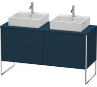 Duravit XSquare Meuble sous-vasque sur console au sol, pour deux vasques, 4 tiroirs, 1400x778x548mm, XS4926B9898