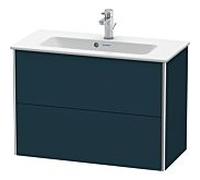 Duravit XSquare XS416609898 81x56x38.8cm, 2 tiroirs, finition satinée bleu nuit