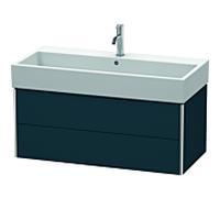 Duravit XSquare XS419609898 98,4x39,7x46cm, 2 tiroirs, bleu nuit semi-brillant