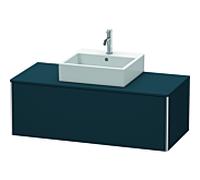 Duravit XSquare XS490209898 120x40x54.8cm, coulissant 2000 , bleu nuit semi-brillant