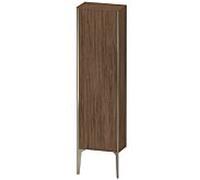 Duravit haut moyen XViu XV1315LB121 40x24x133cm, champagne mat, porte à gauche, noyer foncé