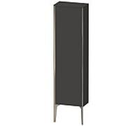 Duravit haut moyen XViu XV1315LB180 40x24x133cm, champagne mat, porte à gauche, graphite supermat