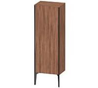 Duravit haut moyen XViu XV1326RB279 50x36x133cm, noir mat, porte à droite, noyer naturel