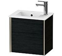 Duravit XViu meuble sous-vasque XV4024LB116 41x29x40cm, suspendu, champagne mat, Eiche schwarz