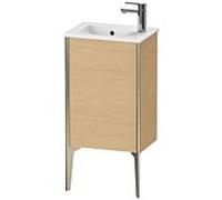 Duravit XViu meuble sous-vasque XV4480LB130 41x29x59,4cm, debout, champagne mat, Eiche natur