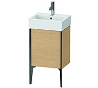 Duravit Meuble sous-vasque XViu XV4531RB230 43,4x33,4x49,3cm, noir mat, droite, chêne naturel
