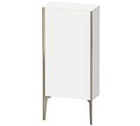 Duravit XViu meuble XV1306LB118 50x24x89cm, champagne mat, porte à gauche, blanc mat