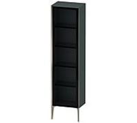 Duravit XViu XV1376LB138 50x36x177cm, porte vitrée, champagne mat, porte à gauche, gris dolomiti brillant