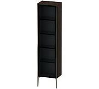 Duravit XViu XV1376RB169 50x36x177cm, porte vitrée, champagne mat, porte à droite, noyer brossé