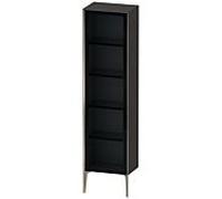 Duravit XViu XV1376RB180 50x36x177cm, porte vitrée, champagne mat, porte à droite, graphite supermatt