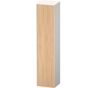 Duravit Zencha Armoire haute, 400x360x1760 mm, 1 porte, charnières à droite, ZE1352L, ZE1352R30840000, Couleur: façade : chêne naturel/caisson : blanc supermat