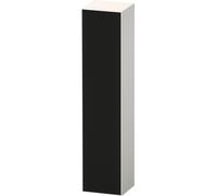 Duravit Zencha Armoire haute, 400x360x1760 mm, 1 porte, charnières à droite, ZE1352L, ZE1352R63840000, Couleur: faÃ§ade : structure de ligne noire (verre)/corps : blanc supermat