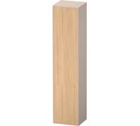 Duravit Zencha Armoire haute, 400x360x1760 mm, 1 porte, charnières à gauche, ZE1352L30830000, Couleur: faÃ§ade : chÃªne naturel/caisson : taupe supermatt