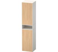 Duravit Zencha armoire haute, 400x360x1760 mm, 2 portes, charnières à droite, ZE1352L, ZE1353L30840000, Couleur: façade : chêne naturel/caisson : blanc supermat