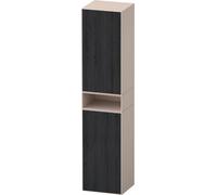Duravit Zencha armoire haute, 400x360x1760 mm, 2 portes, charnières à droite, ZE1352L, ZE1353R16830000, Couleur: faÃ§ade : chÃªne noir/caisson : taupe supermatt