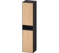 Duravit Zencha armoire haute, 400x360x1760 mm, 2 portes, charnières à droite, ZE1352L, ZE1353R30800000, Couleur: faÃ§ade : chÃªne naturel/caisson : graphite supermatt