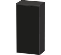 Duravit Zencha armoire mi-haute, 400x240x819mm, butée à droite, ZE1350R63800000, Couleur: faÃ§ade : structure linÃ©aire noire (verre)/corps : graphite supermat