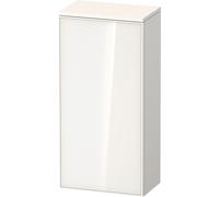 Duravit Zencha armoire mi-haute, 400x240x819mm, charnières à gauche, ZE1350L64840000, Couleur: façade : blanc (verre)/corps : blanc supermat